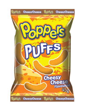 Popper's Puffs Cheese - 12 Pack